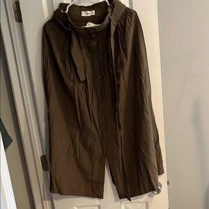 Olive green maxi skirt